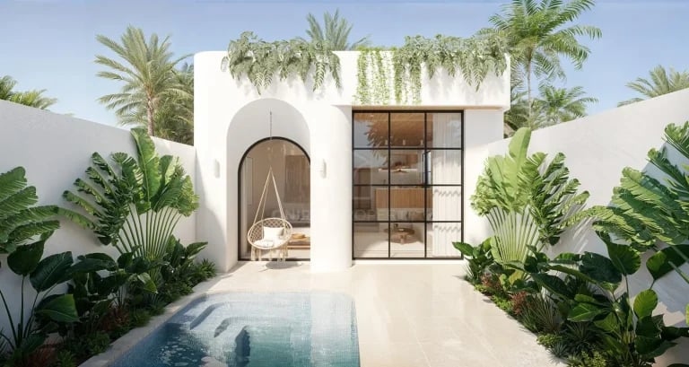 1 Bedroom Villa with Contemporary Mediterranean Design in Ubud