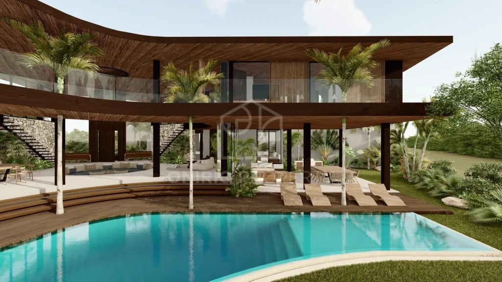 5 Bedroom Villa with Modern Contemporary with Indigenous Tropical Landscape in Pererenan