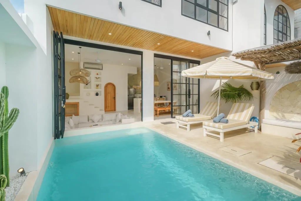 2 Bedroom Villa with Minimalist Mediterranean Style in Canggu