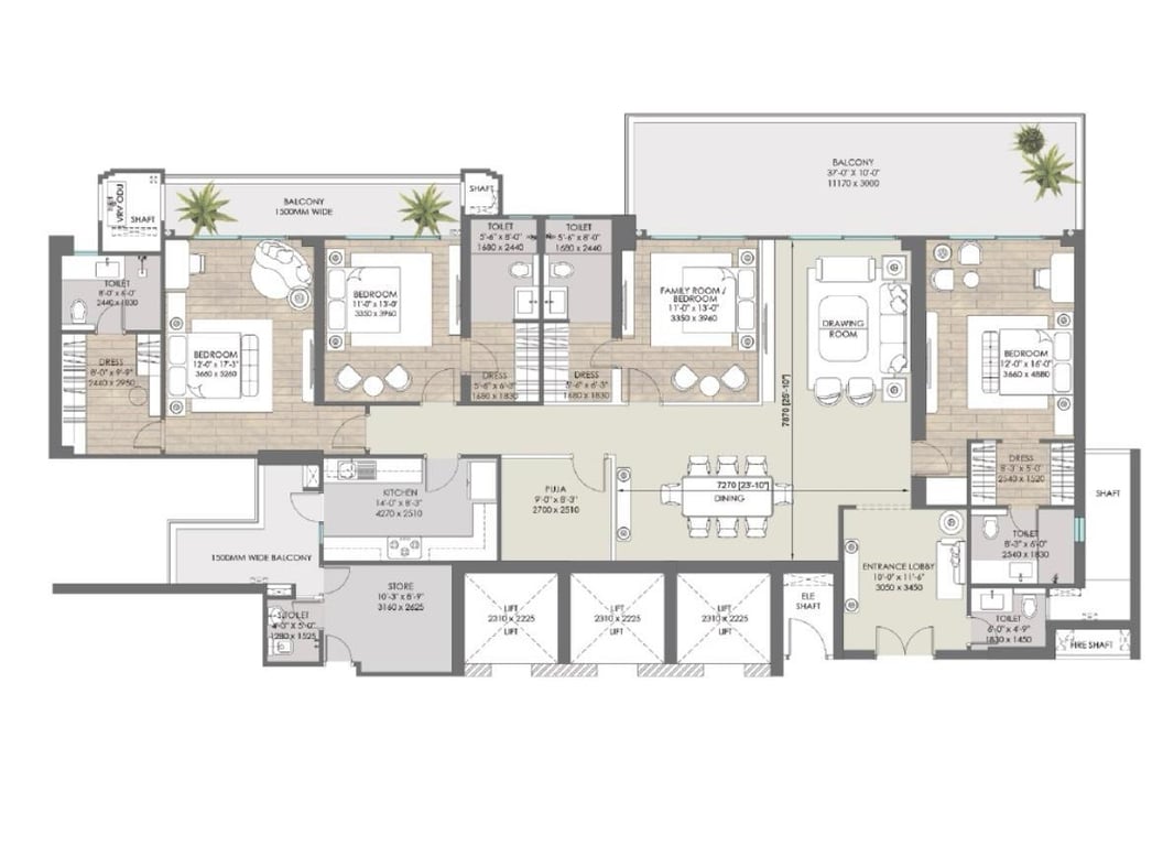 AU SUNFLOWER  Aditya Worldcity, Ghaziabad thumbnail 4