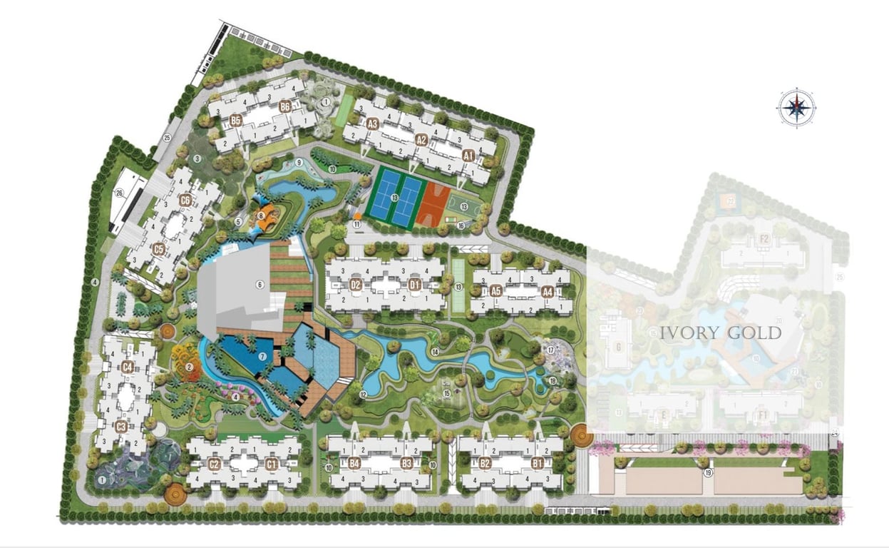 IVORY COUNTY 4Bhk Flat - 1