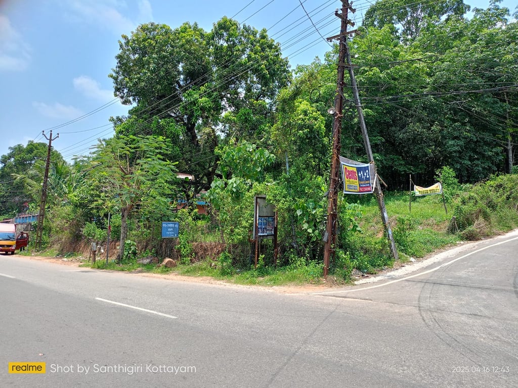 10 cent land infront of Kottarakkara Odanavattom main road frontage thumbnail 3