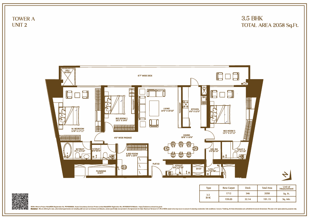 luxury residential 2BHK, 3BHK, 4BHK thumbnail 14