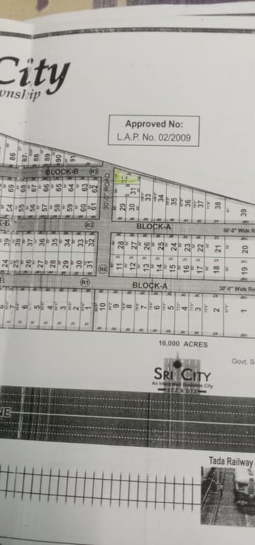 Own Plot for Sale – Tada, Tirupati (Near Sri City) thumbnail 1