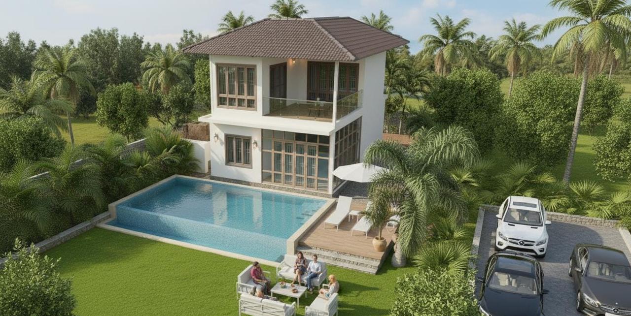 Pool Villa 5 Gunta NA Farm House Near Imagicaa thumbnail 6