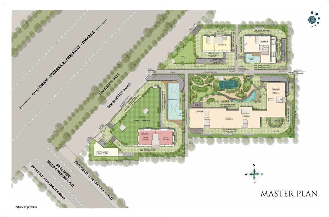 Dwarka Expresswa 2bhk, 3bhk, 4bhk thumbnail 5