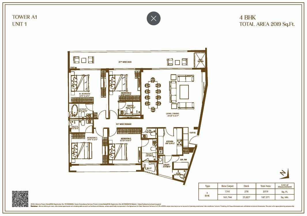 luxury residential project 2bhk, 3bhk, 4bhk thumbnail 1