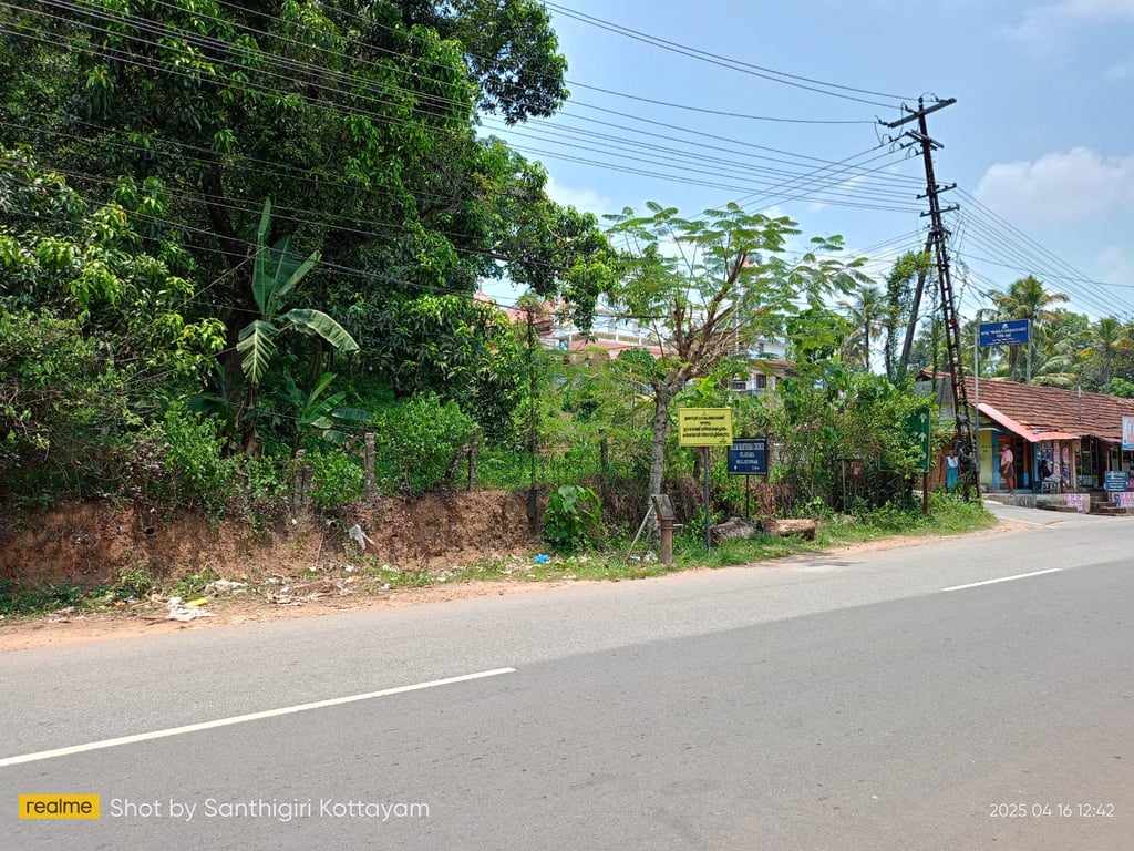 10 cent land infront of Kottarakkara Odanavattom main road frontage thumbnail 13