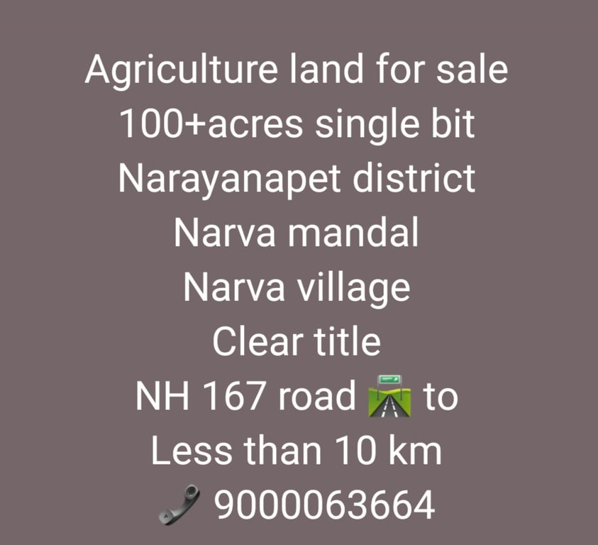 Agriculture land for sale - 1
