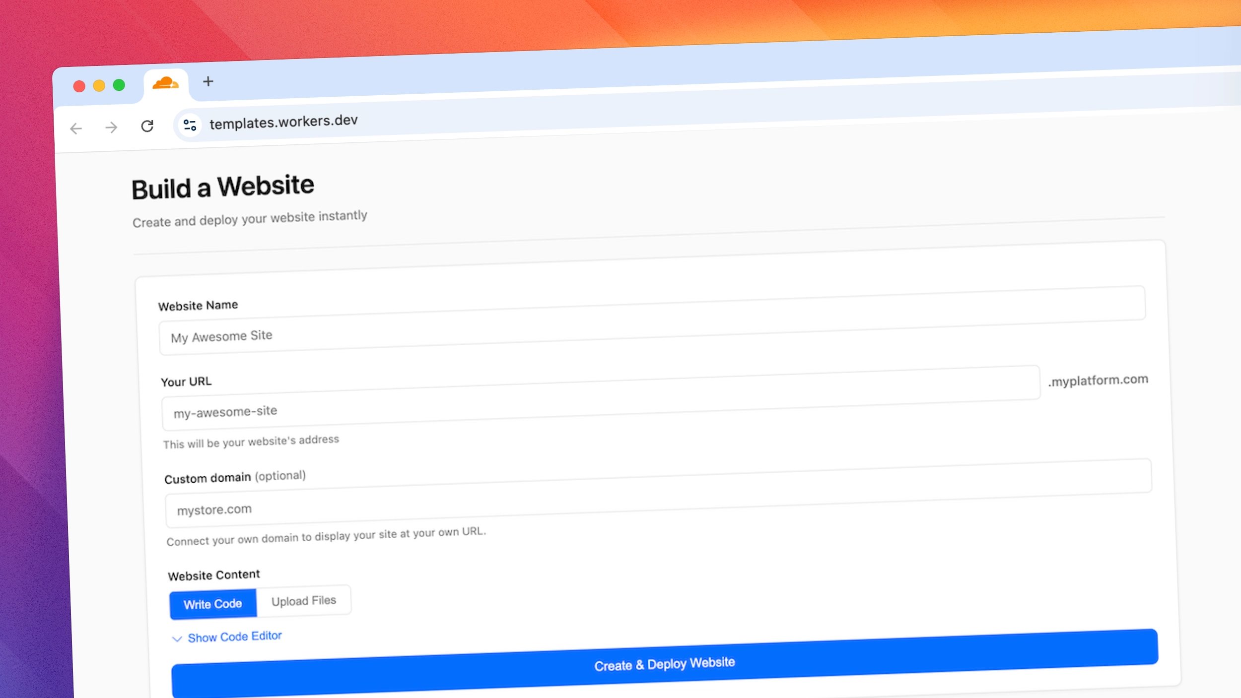 Cloudflare Workers Templates