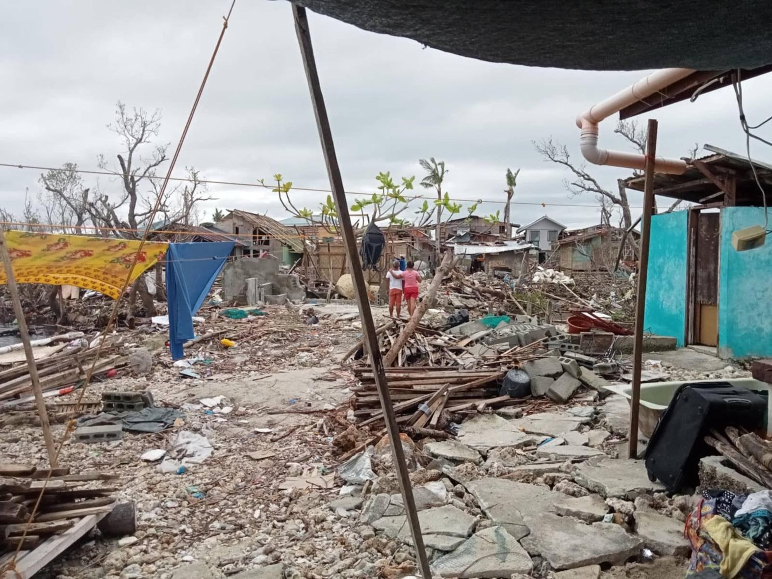 The aftermath of Odette. Photo by Trixy Elle.