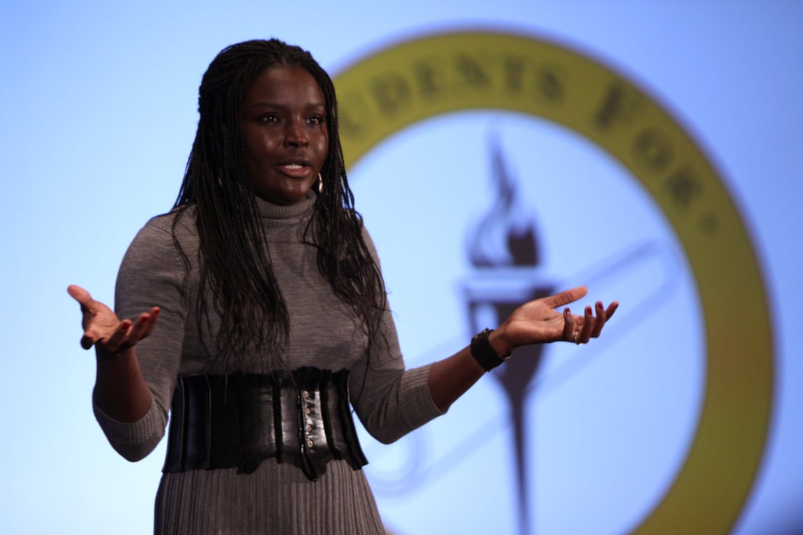 Magatte Wade speaking at the (Atlas member) Students for Liberty conference in 2013. Photo credit: Gage Skidmore