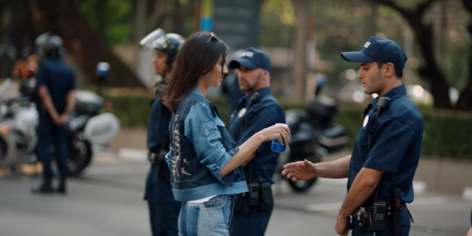 Kylie’s infamous Cop-aganda #BlackLives Matter ad for Pepsi