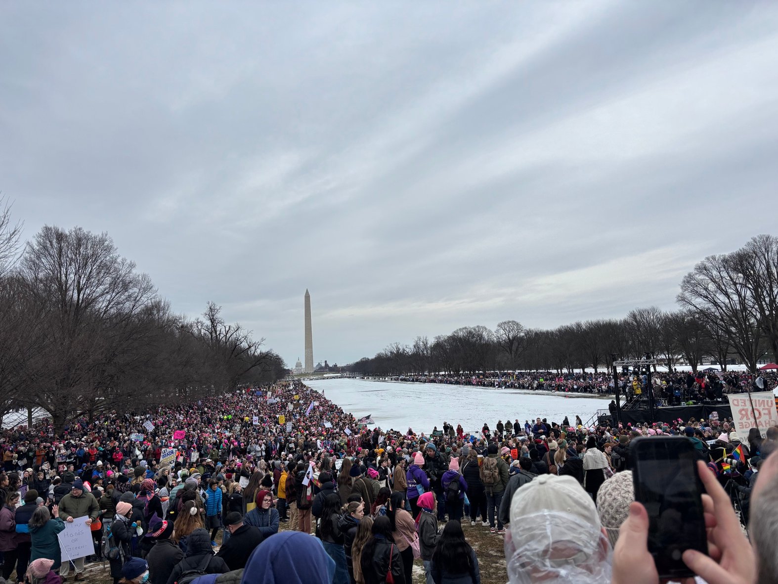 2025 People’s March on the National Mall, Washington, D.C. Police claim only 25,000 people attended.
