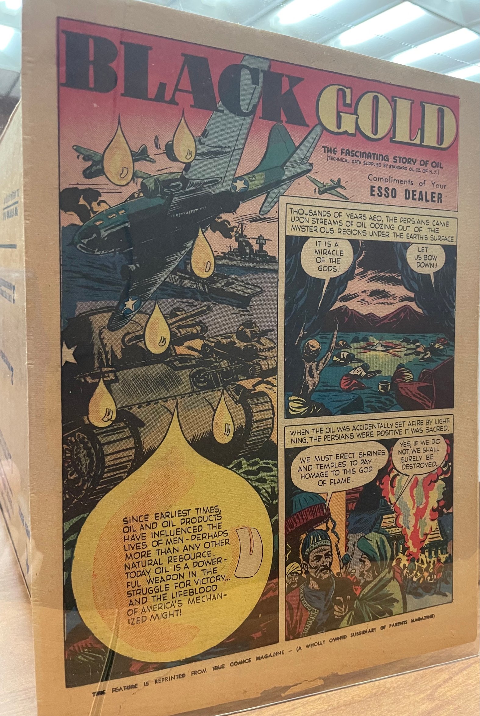 Esso “Black Gold” WWII Comic Book