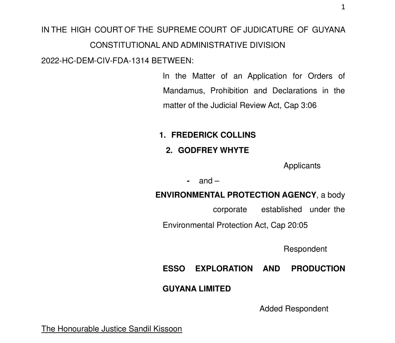 2023 Ruling in Guyana Insurance Case