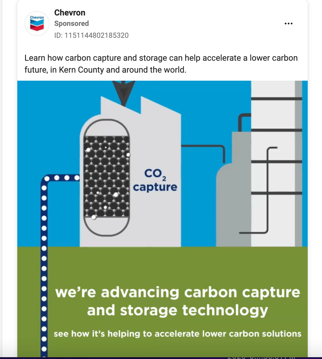 Chevron Carbon Capture Ad 2022