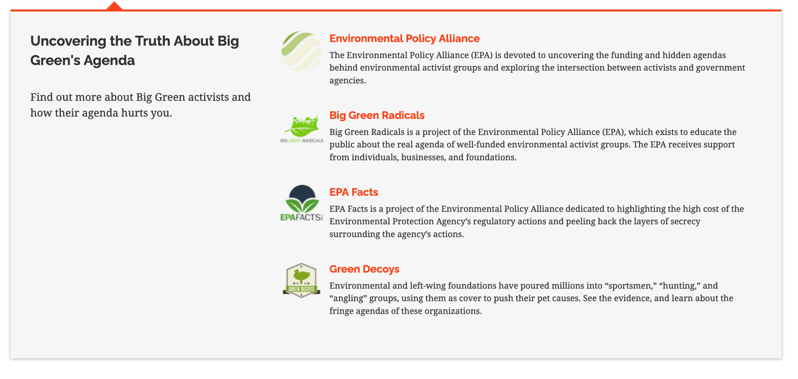 Rick Berman’s many industry-funded anti-environment groups