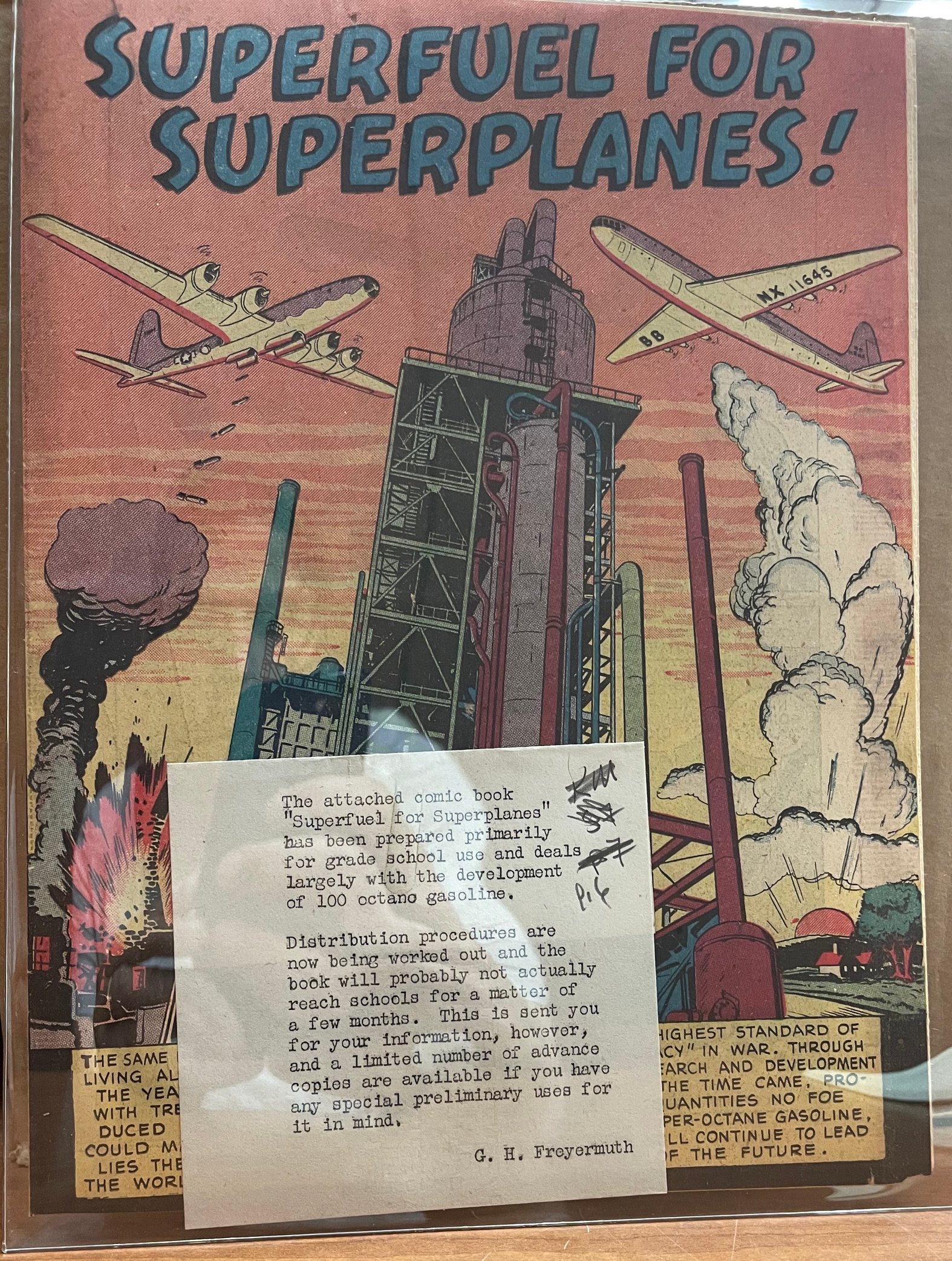 Standard Oil “Superfuel” Comic for Kids