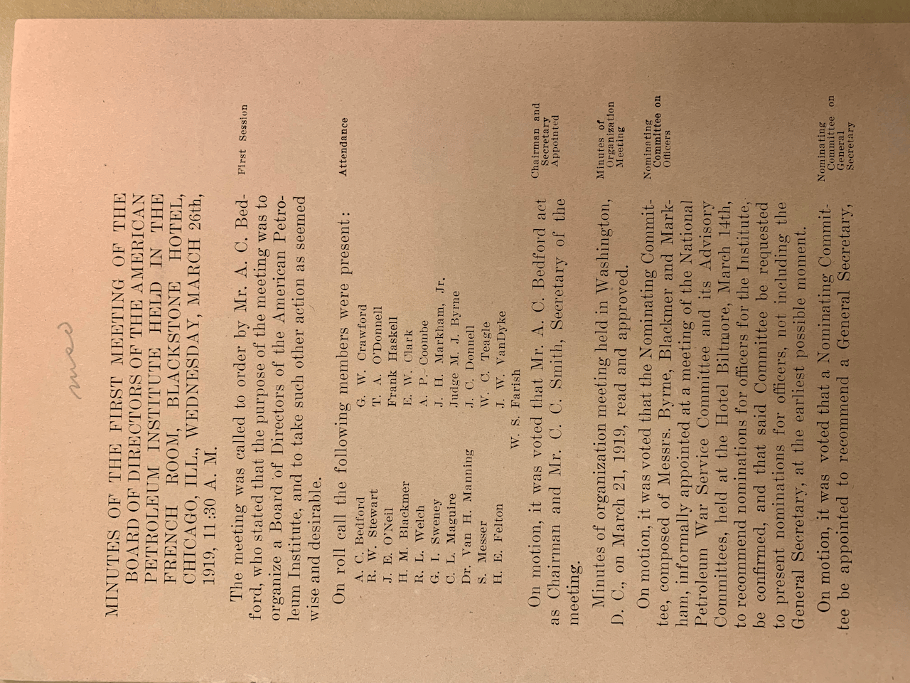 Ivy Lee - API Meeting Minutes