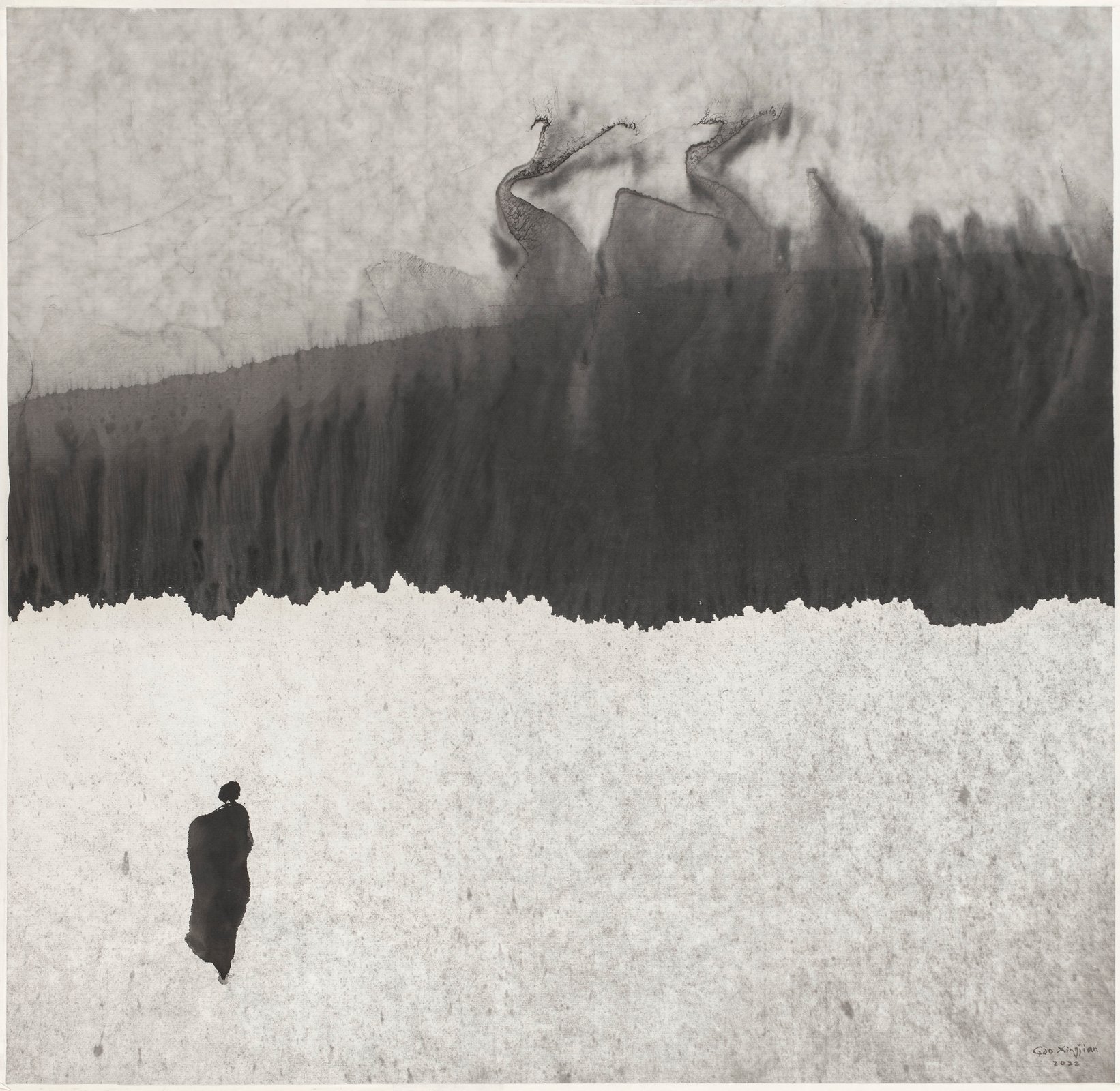Gao Xingjian at Galerie Claude Bernard, Paris