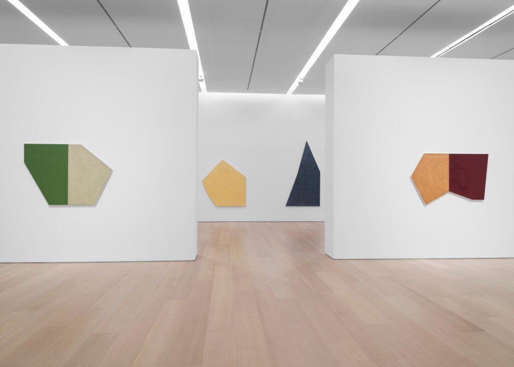 Robert Mangold: Pentagons and Folded Space
