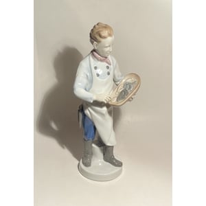 Flot tysk porcelæn figur - nr. 011026