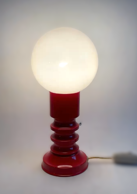 Vintage Space age bordlampe fra det danske lampfirm Odreco