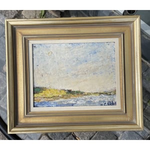Kai Erik Petersen – Originalt oliemaleri på plade - nr.  012255555