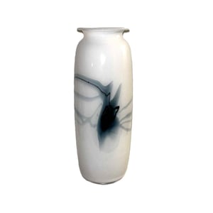 Holmegaard Atlantis opal vase, designet af Michael Bang i 1980