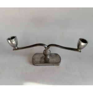 Art Deco Danish Candleholder made in pewter, design by Just Andersen, Denmark 1930s