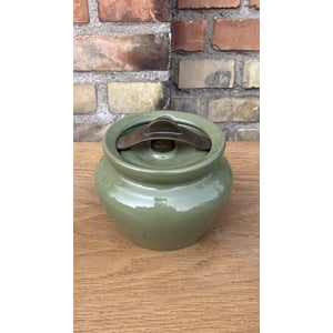 Flot tobak krukke med messing greb - nr. 0800
