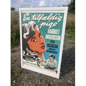 Vintage indrammet biograf plakat - nr. 0362