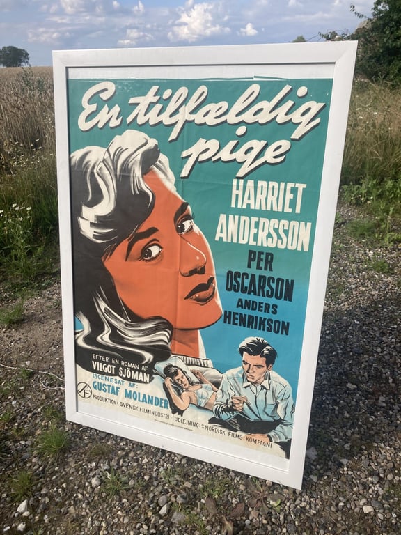 Vintage indrammet biograf plakat - nr. 0362