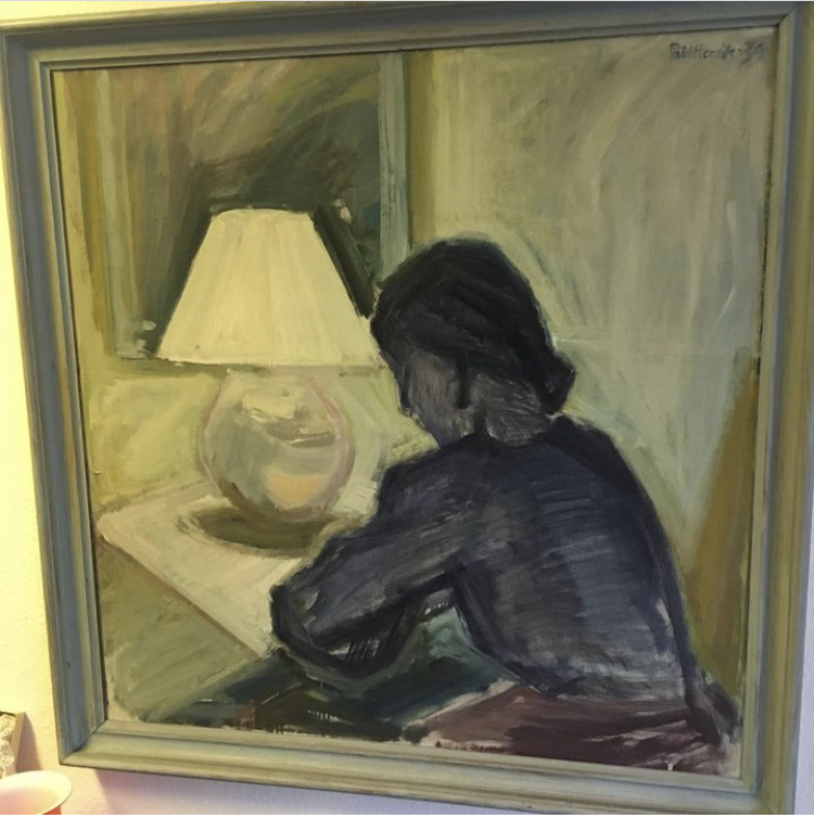 Flot vintage maleri af Poul Henrik fra 1939 - nr. 012011