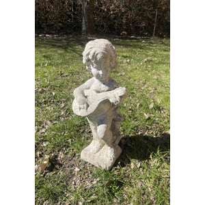 Flot havefigur i cement/sandsten - nr. 525550
