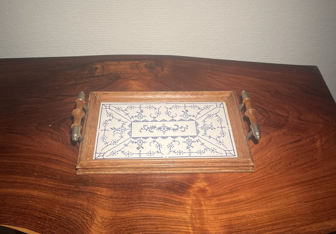 Vintage Serverings porcelæn bakke - nr. 09501