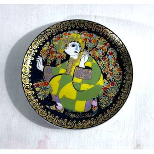 Bjørn Wiinblad wall Plate, produced by Rosenthal, Aladin in the Enchanted Garden