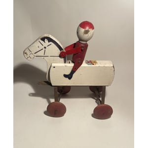 Antik træklegetøj fra Hustler Toy Co. ca. 1920 - nr. 09265