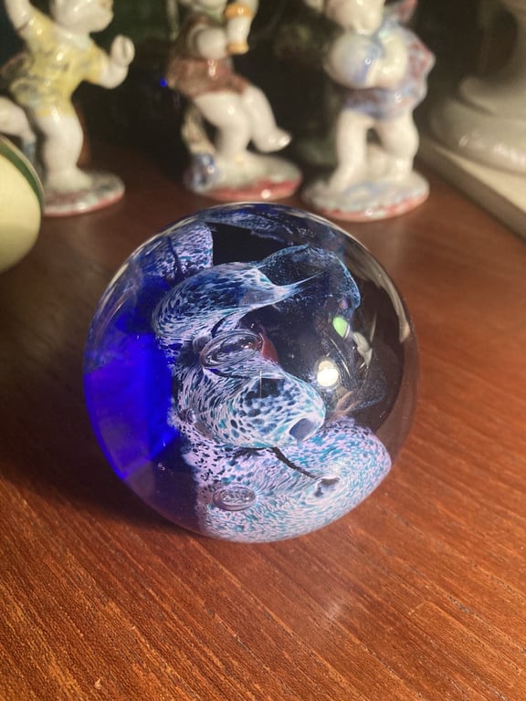 Super fin brevvægt fra Caithness glass, Scotland - nr. 555887