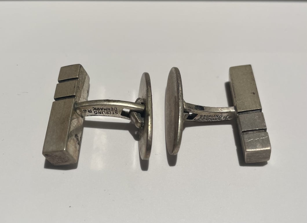 Vintage Manchetknapper i Sterling sølv fra Randers Sølv - nr. 09700