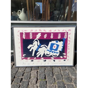 Flot Henri Matisse offset tryk i sølv ramme - nr. 026020