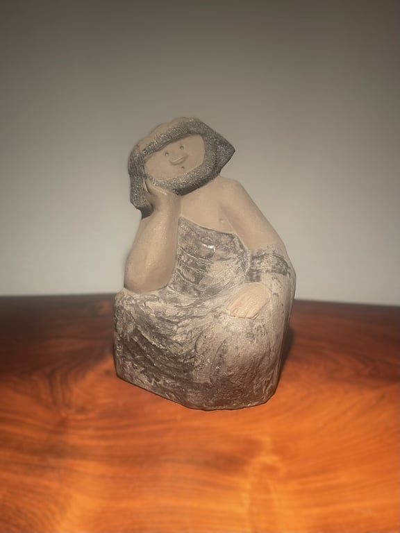 Gøran Andersson keramik figur “Filosofen” fra Upsala-Ekeby, Sverige - nr. 895025