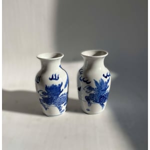 2 søde kinesiske porcelænsvaser - nr. 250625