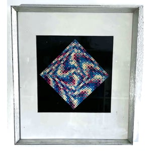 VICTOR VASARELY - Majus, offsettryk af den fransk-ungarsk kunstner Victor Vasarely (1960-1997)