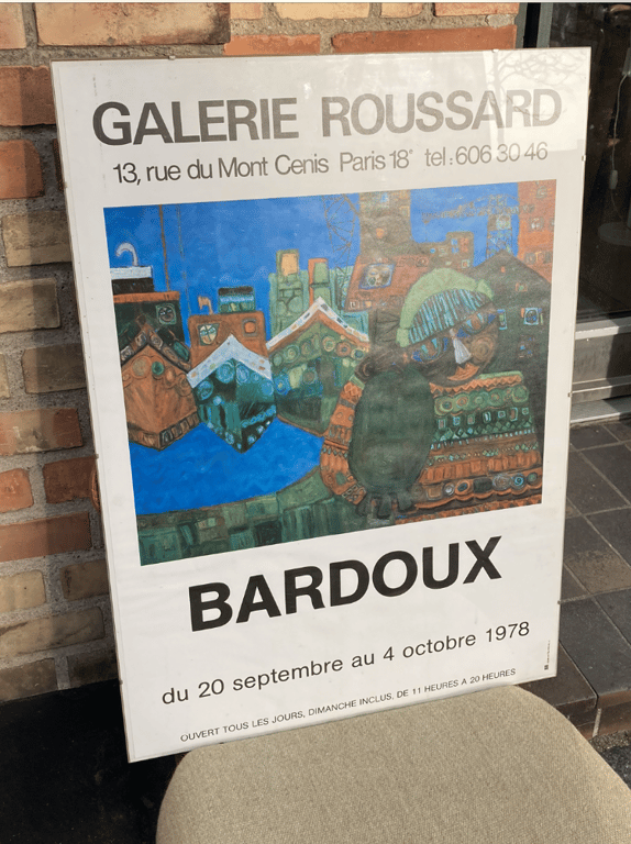 Flot Galerie Roussard offset tryk fra 1978 - nr. 01130