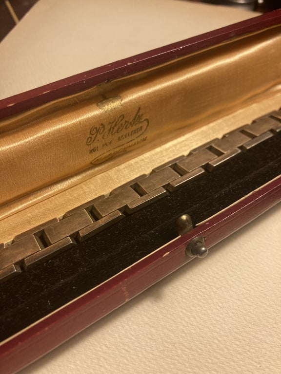 Kongelig Hofjuvelerer P. Hertz vintage dame sølvarmbånd i 925 Sterling - nr. 01058