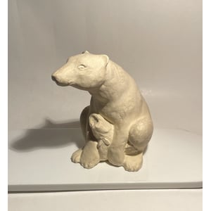 Robert Lund Jensen (1915-2003) keramik isbjørn - NR. 0980