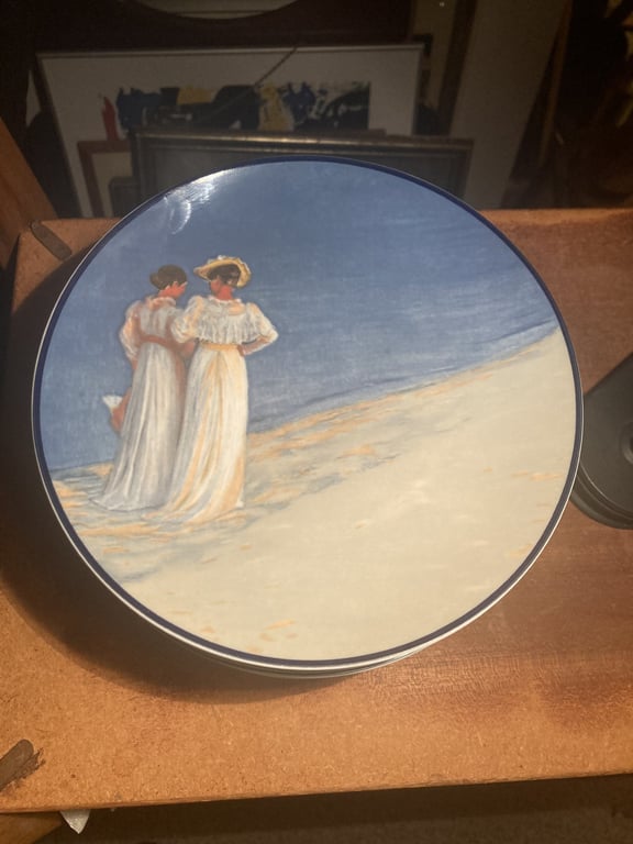 Skagensmalerne på Christineholm porcelænsplatter - nr. 01085