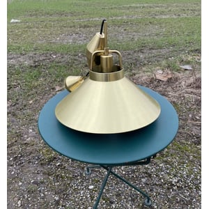 Smuk messing pendel fra 1960erne, design af Fritz Schlegel - nr. 029080